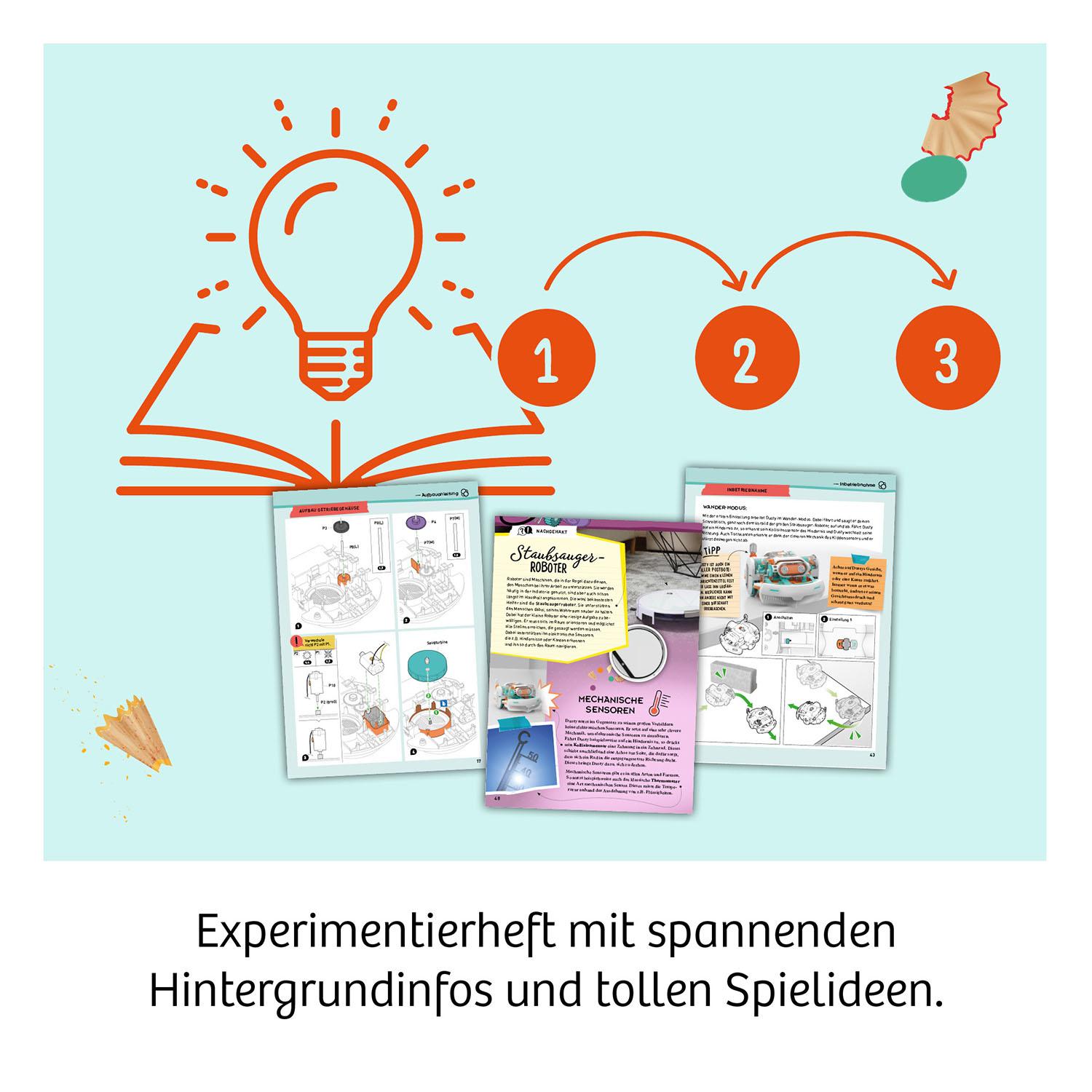 Beispielinhalt (Bild) Dusty - Dein saugstarker Robo-Helfer