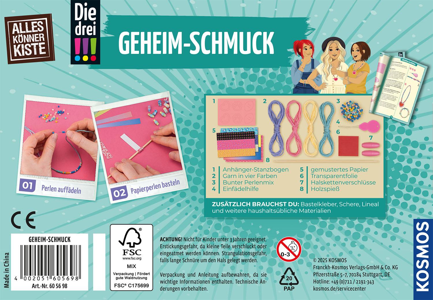 Beispielinhalt (Bild) Die drei !!! Geheim-Schmuck