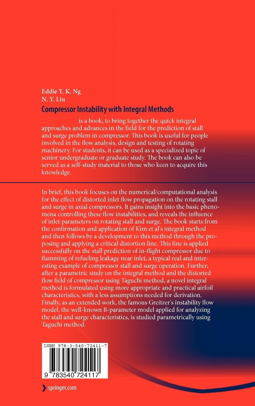 Rückseitencover Compressor Instability with Integral Methods