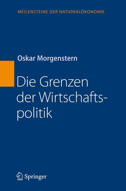 Vorderes Coverbild Die Grenzen der Wirtschaftspolitik