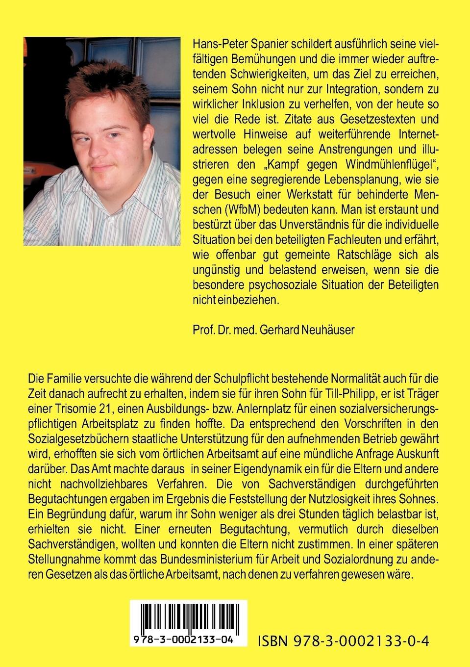 Rückseitencover Sackgasse Arbeitsamt