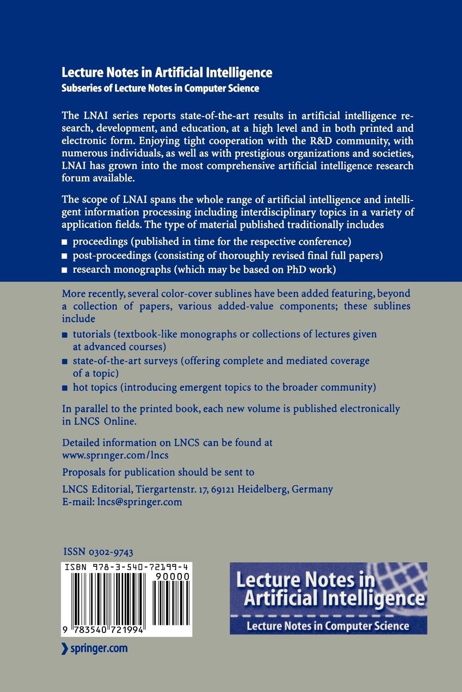 Rückseitencover Logic Programming and Nonmonotonic Reasoning