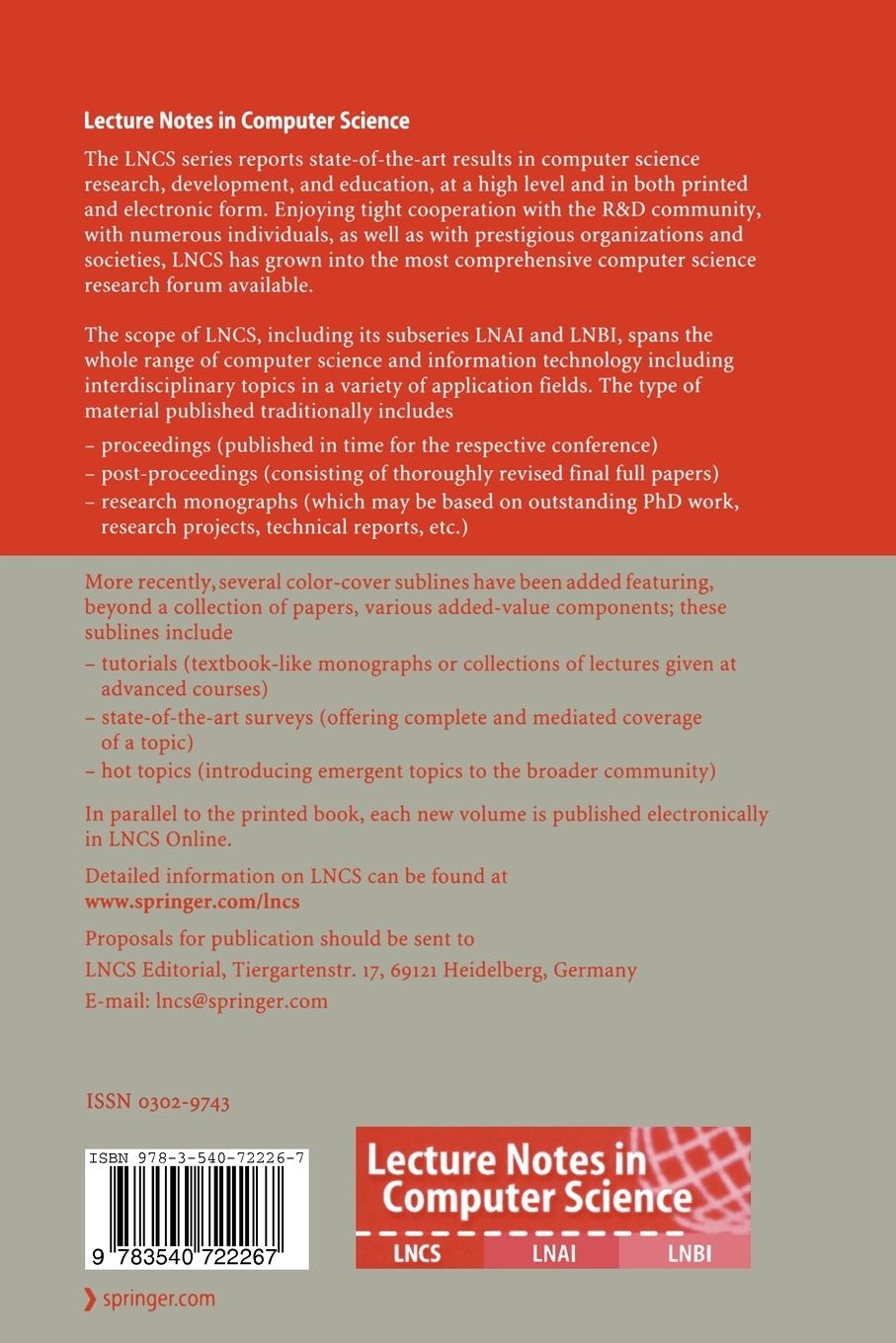 Rückseitencover Euro-Par 2006 Workshops: Parallel Processing