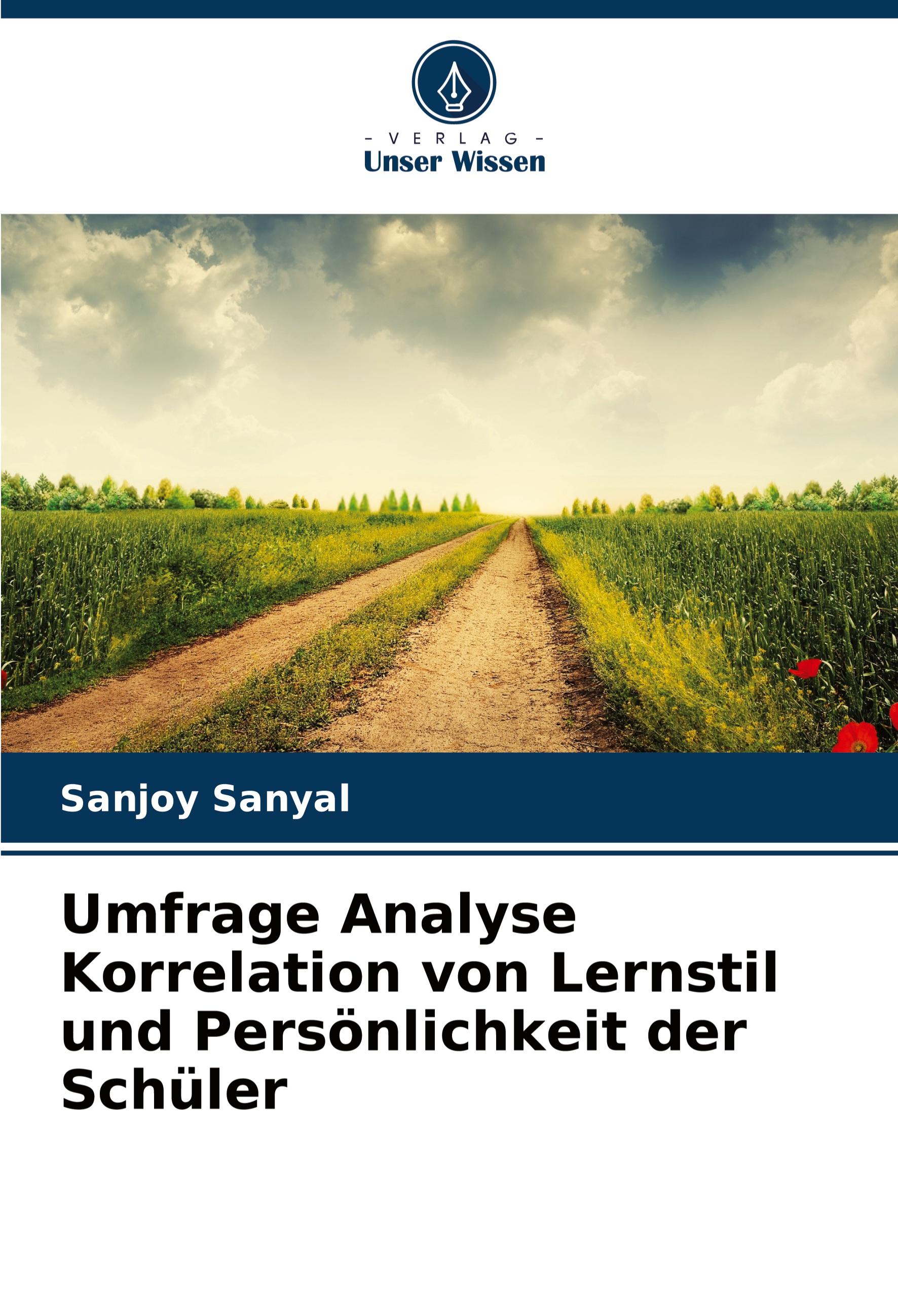Vorderes Coverbild Umfrage Analyse Korrelation von Lernstil und Persönlichkeit der Schüler