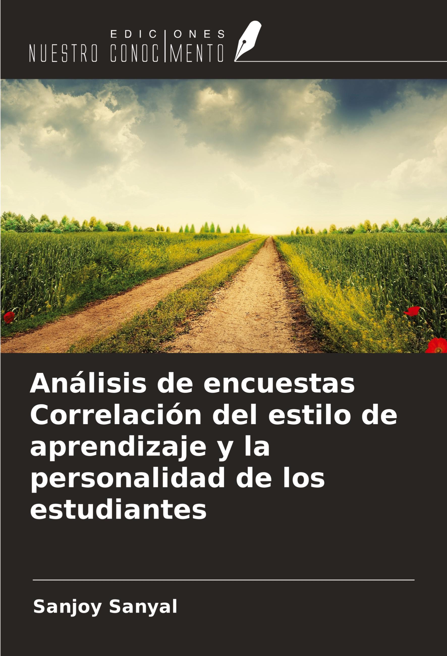 Vorderes Coverbild Análisis de encuestas Correlación del estilo de aprendizaje y la personalidad de los estudiantes