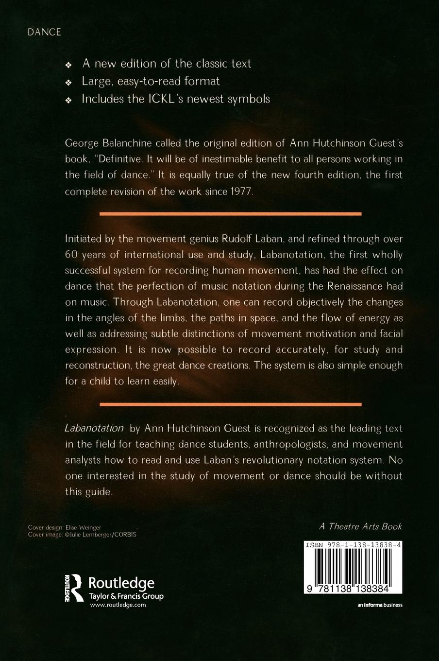 Rückseitencover Labanotation