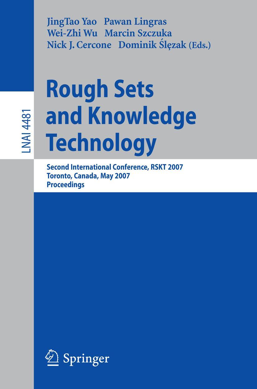 Vorderes Coverbild Rough Sets and Knowledge Technology