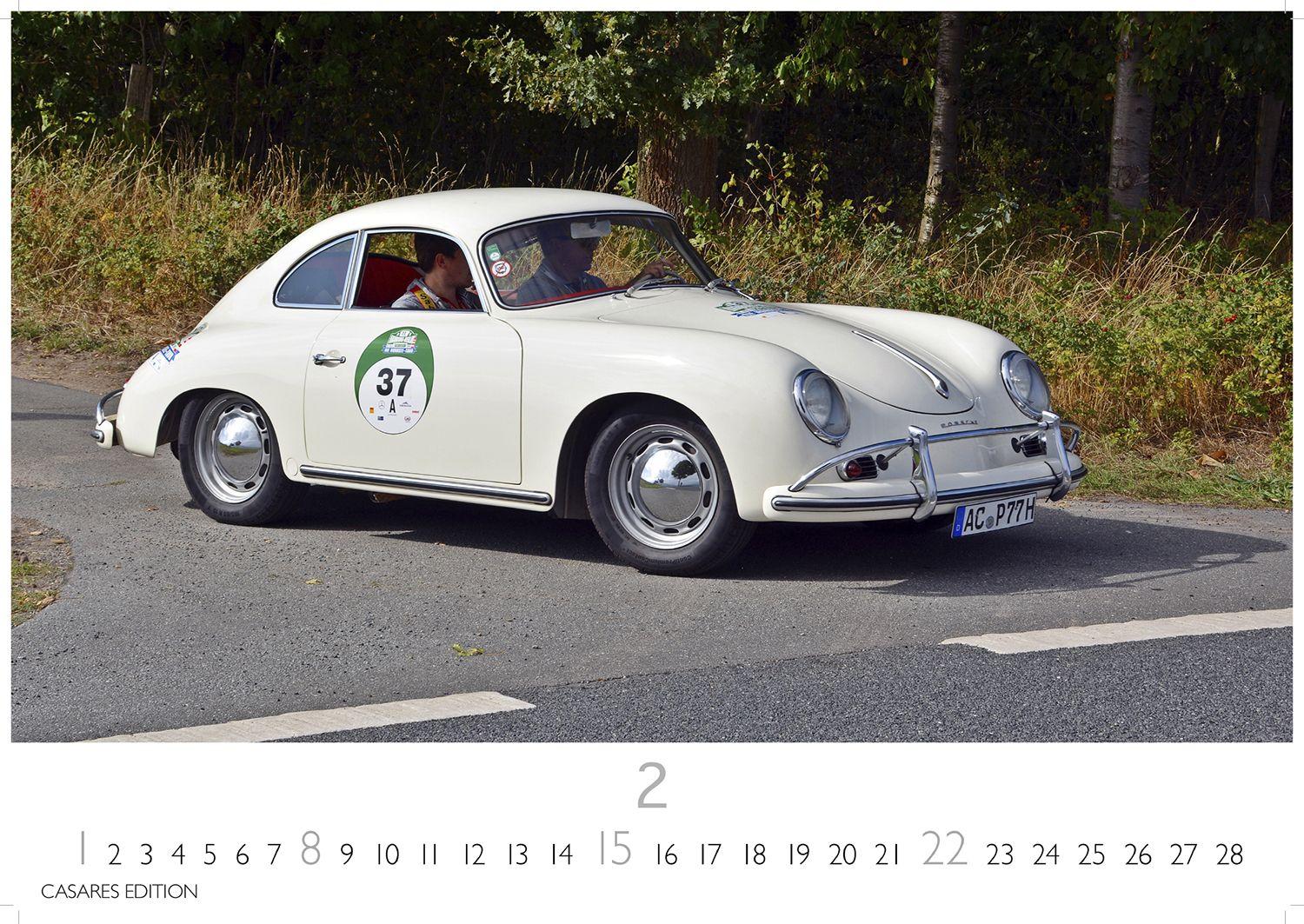 Beispielinhalt (Bild) Porsche Classic Cars Kalender 2026 - Wandkalender | Fotokalender Oldtimer 24x35cm - Porsche Oldtimer - Zeitloser klassischer Luxus.