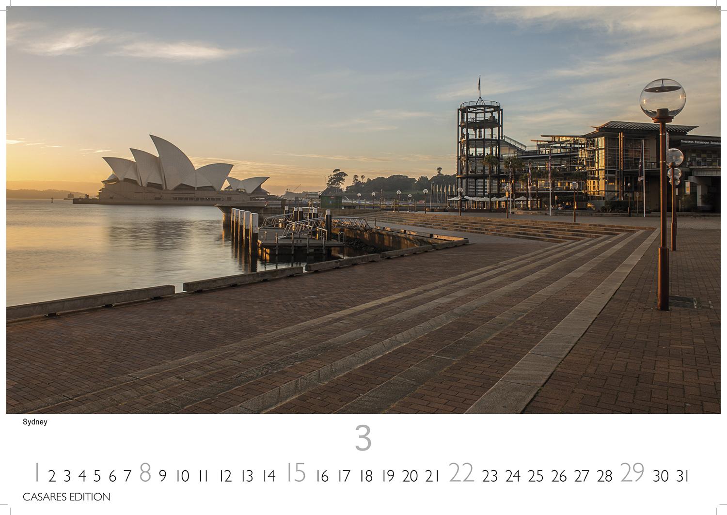 Beispielinhalt (Bild) World Capitals Kalender 2026 - Wandkalender | Fotokalender Städte 24x35cm - mit den wichtigsten Hauptstädten weltweit.