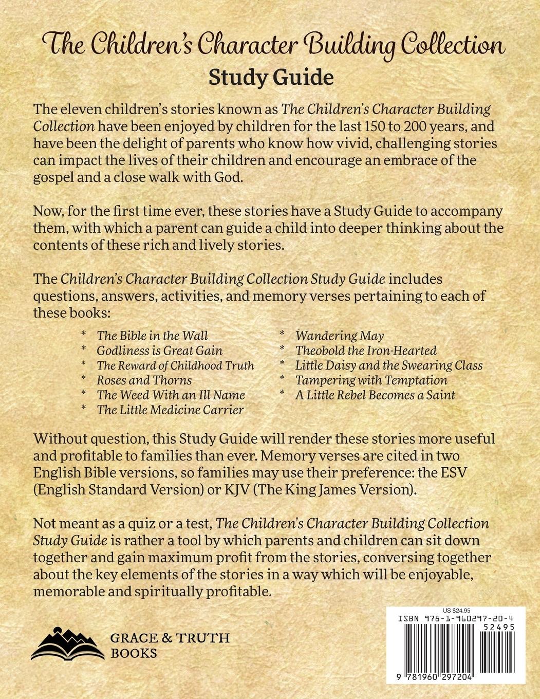 Rückseitencover The Children's Character-Building Collection Study Guide