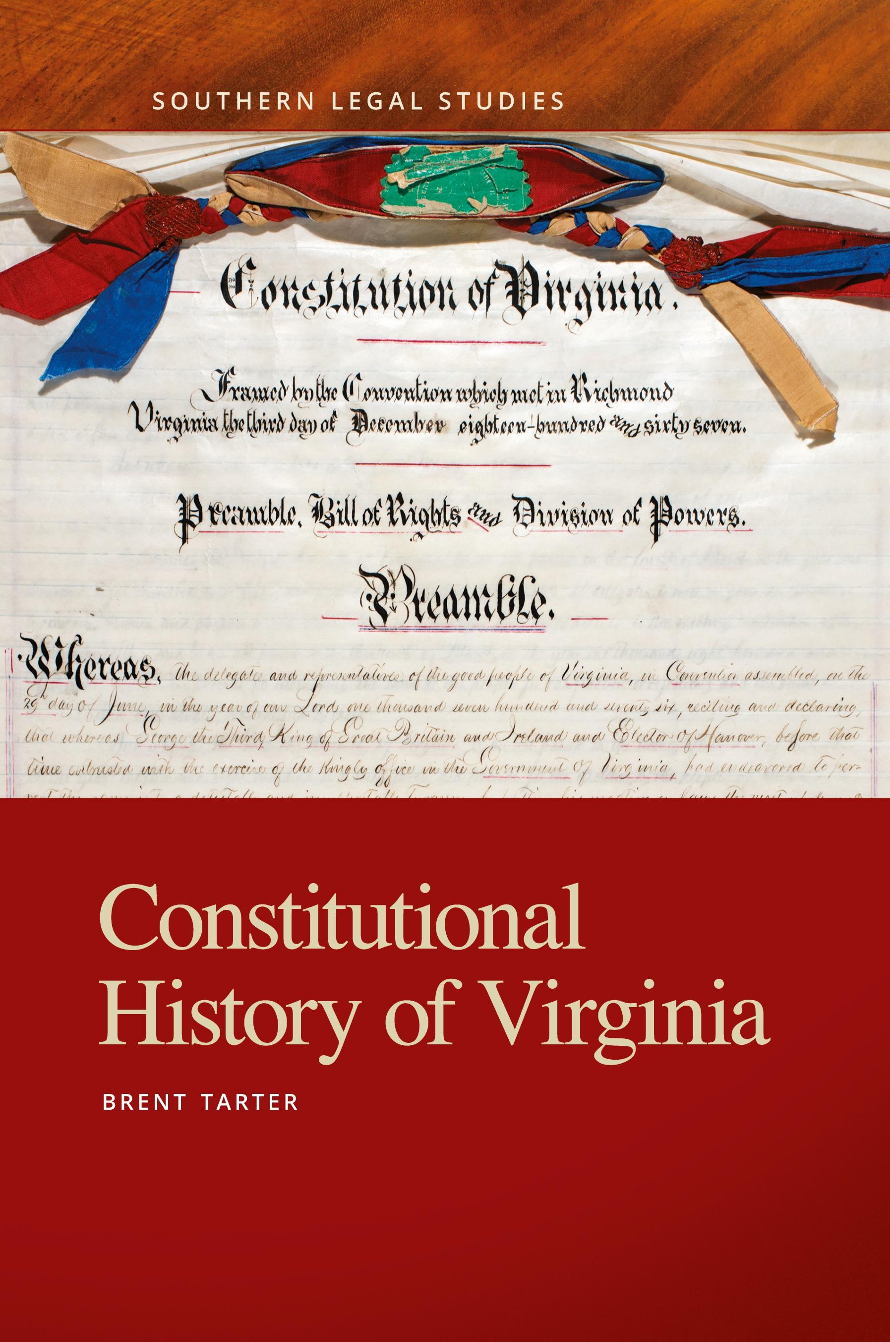 Vorderes Coverbild Constitutional History of Virginia