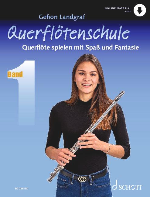 Vorderes Coverbild Querflötenschule 01
