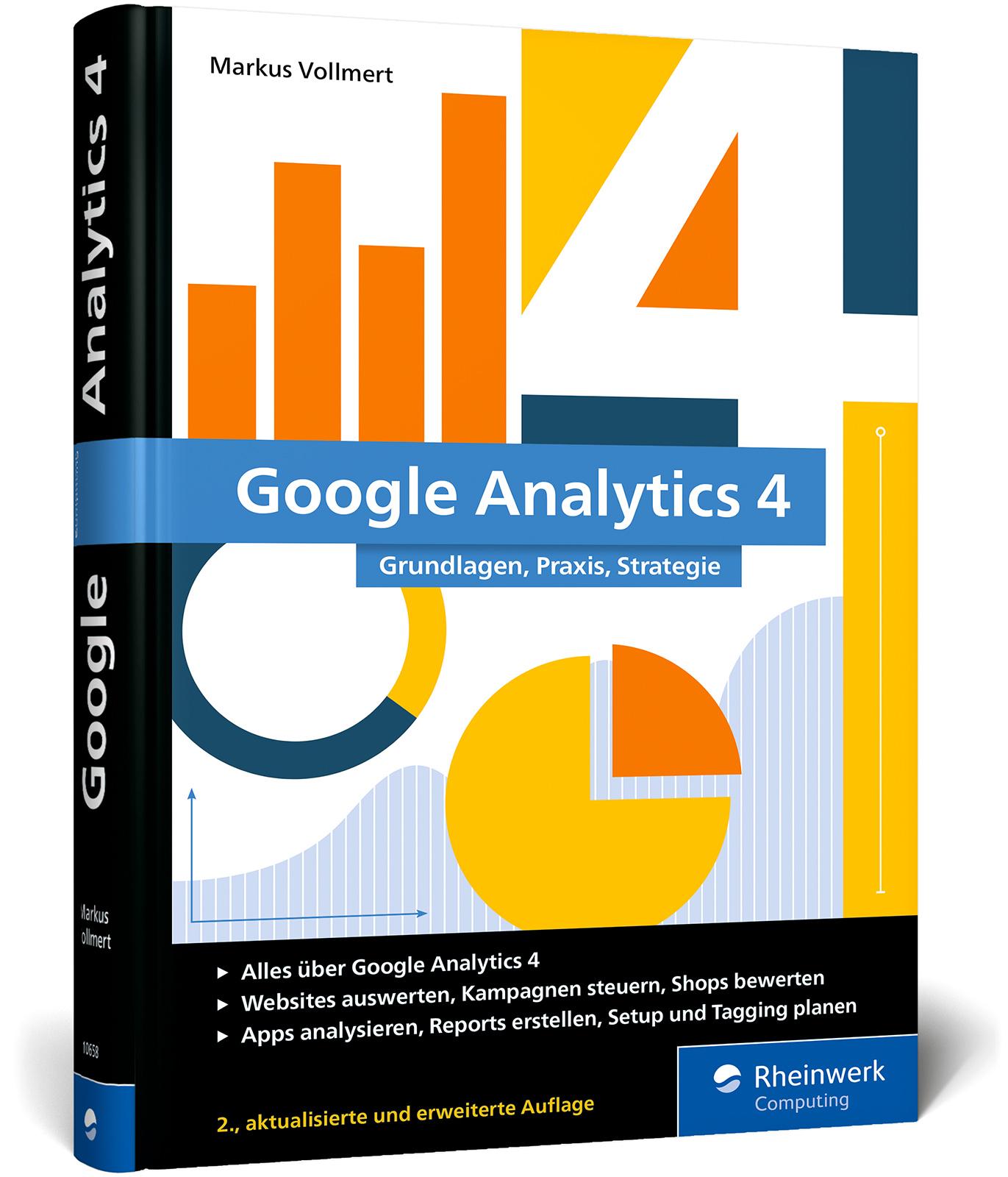 Vorderes Coverbild Google Analytics 4