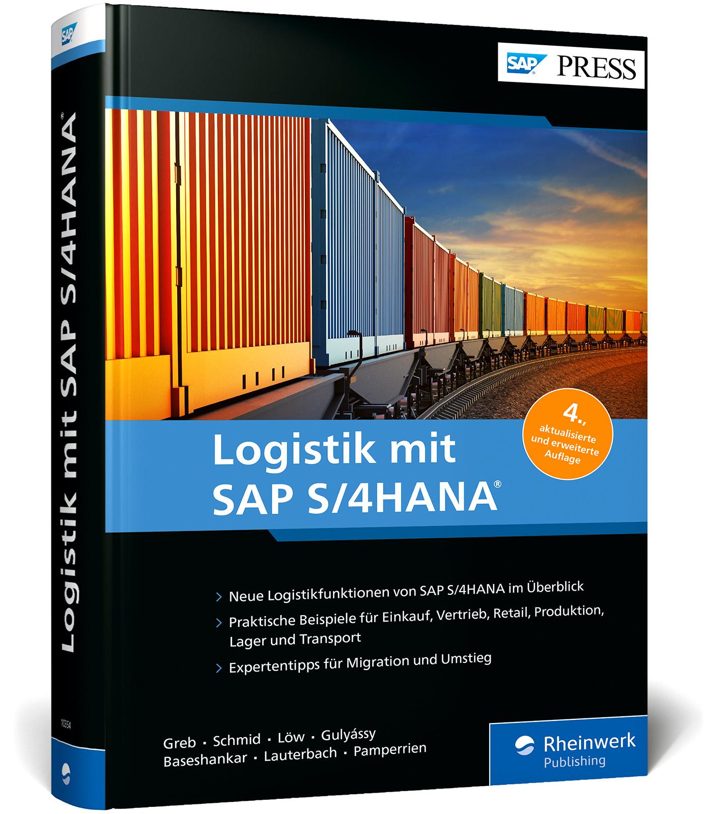 Vorderes Coverbild Logistik mit SAP S/4HANA