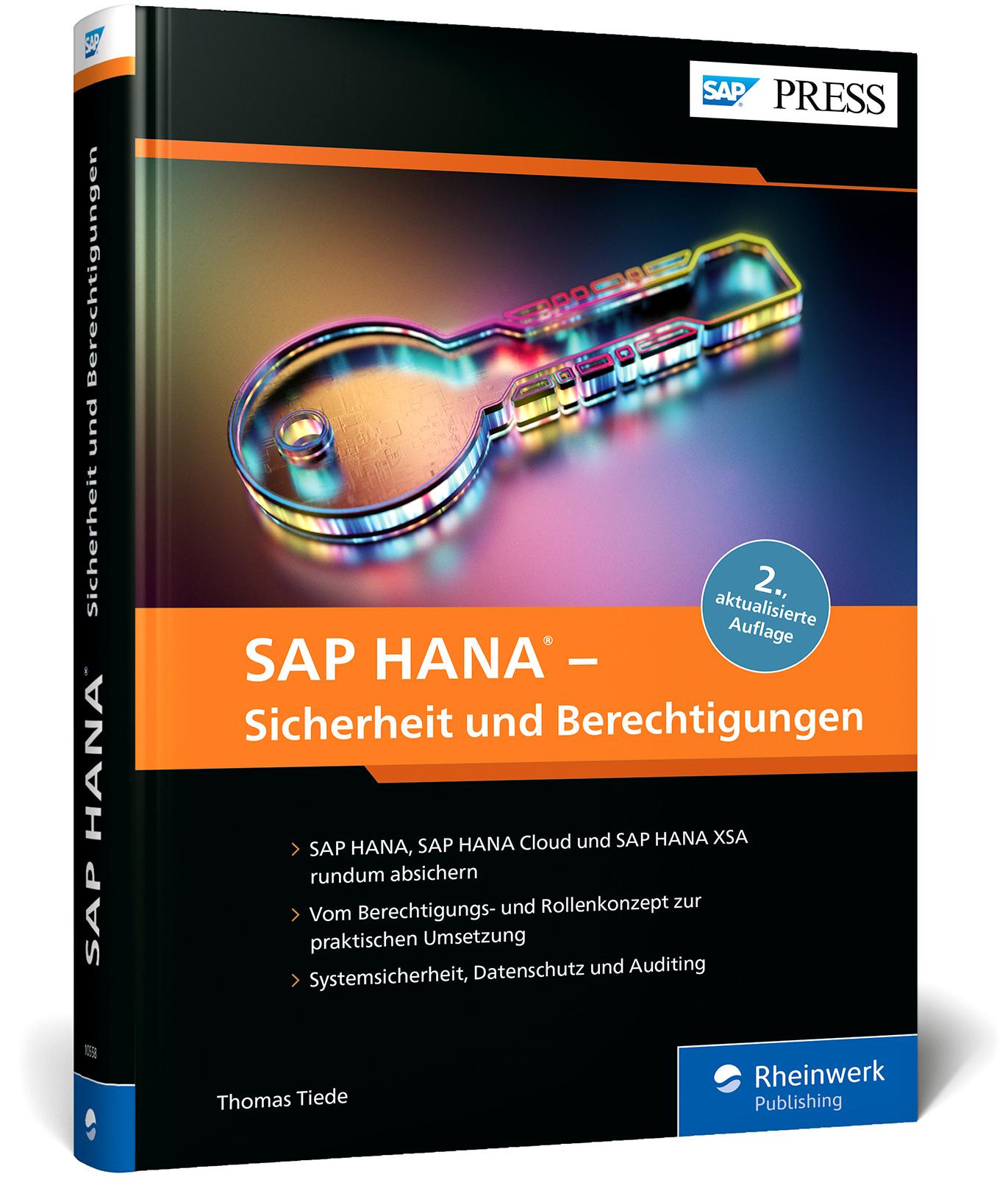 Vorderes Coverbild SAP HANA - Sicherheit und Berechtigungen