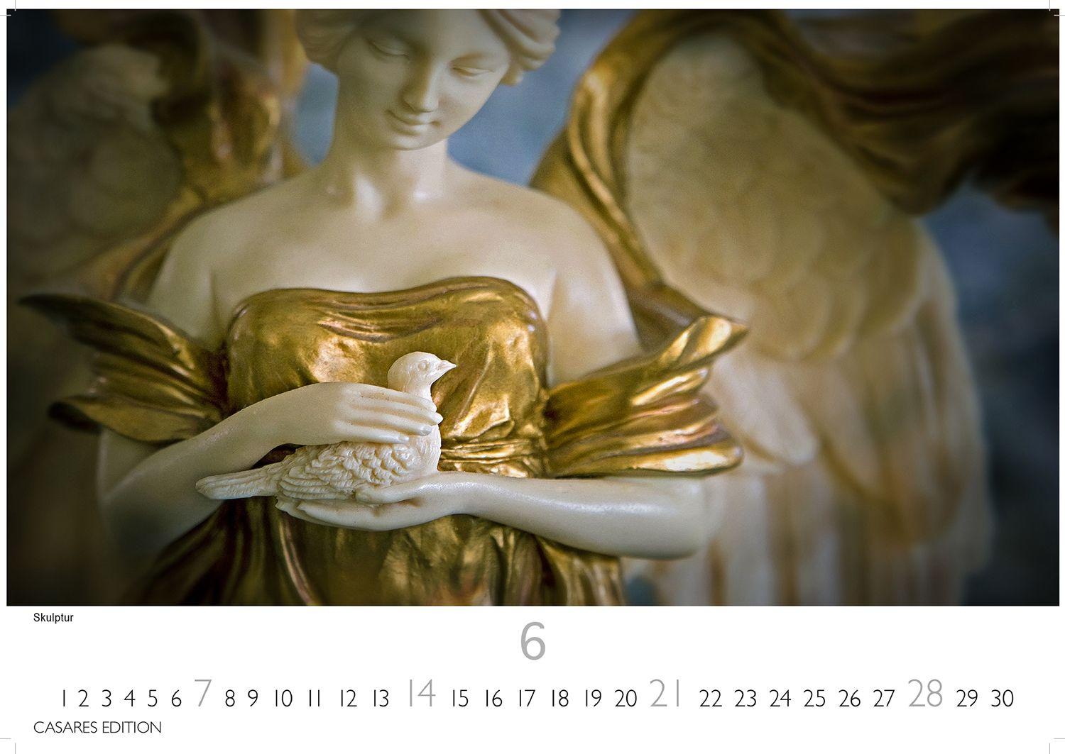 Beispielinhalt (Bild) Jugendstil Kalender 2026 - Wandkalender | Fotokalender Kunst 35x50cm Großformat - Stilvolle Wanddekoration mit künstlerischen Motiven im Jugendstil für das ganze Jahr.