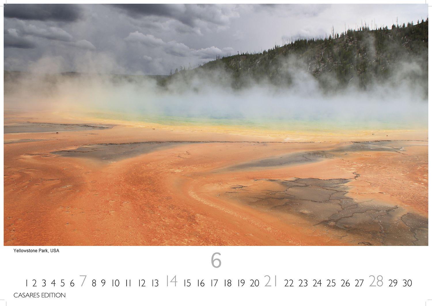 Beispielinhalt (Bild) Vulkane Kalender 2026 - Wandkalender | Fotokalender Naturkalender 24x35cm | . mit atemberaubenden Vulkan- und Naturfotografien | Perfekt für Vulkanliebhaber & Naturschätze.