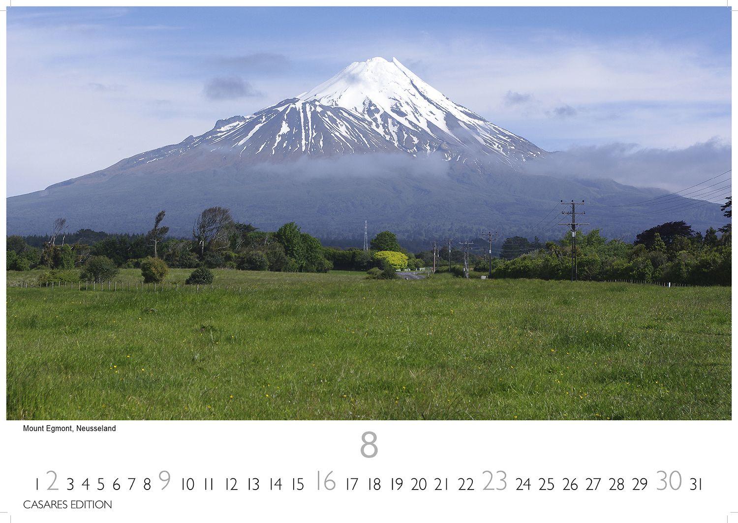 Beispielinhalt (Bild) Vulkane Kalender 2026 - Wandkalender | Fotokalender Naturkalender 24x35cm | . mit atemberaubenden Vulkan- und Naturfotografien | Perfekt für Vulkanliebhaber & Naturschätze.