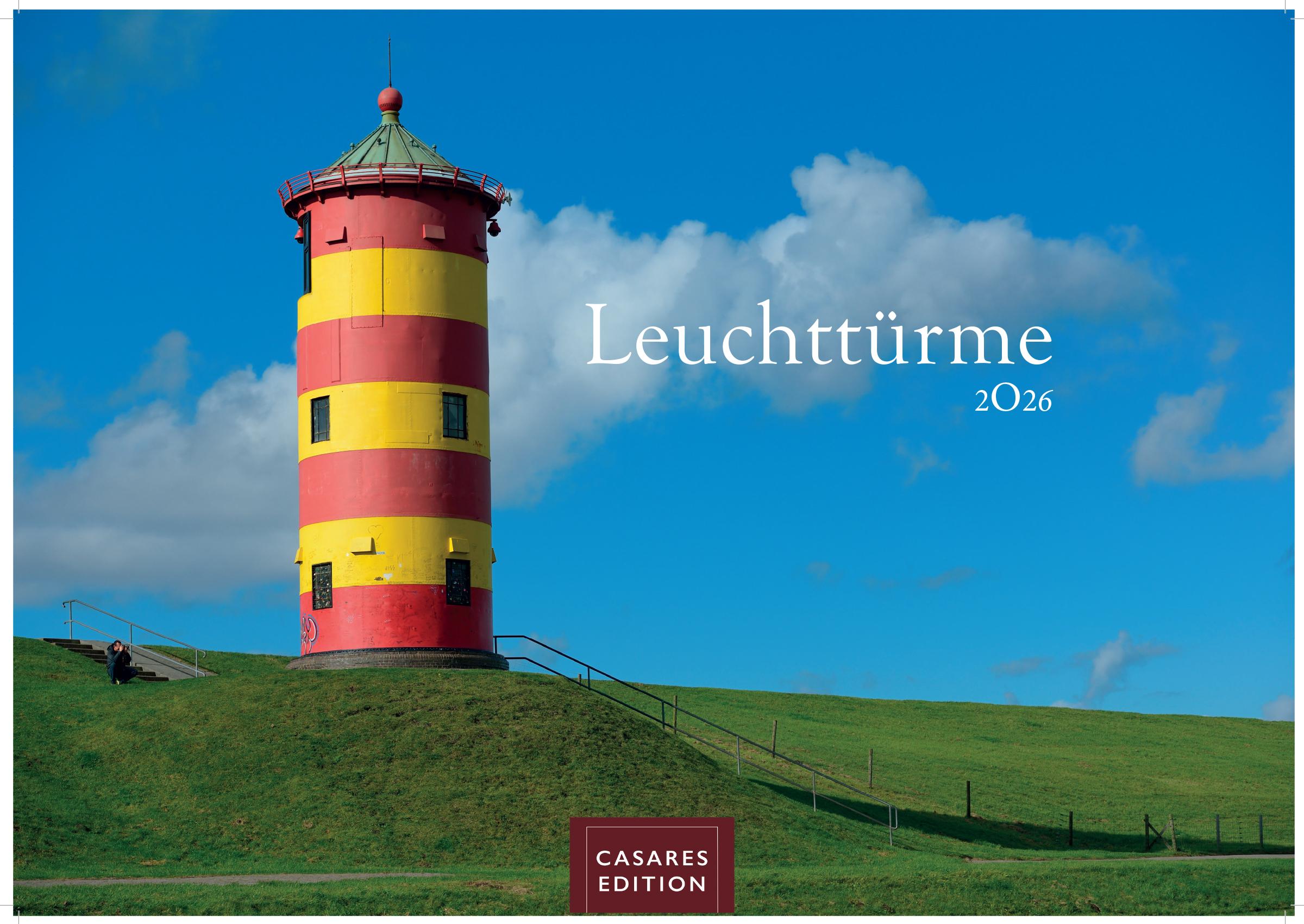 Vorderes Coverbild Leuchttürme Kalender 2026 - Wandkalender | Fotokalender Naturkalender 24x35cm - Hochwertiger . 2026 - mit beeindruckenden Fotografien von Leuchttürmen weltweit.