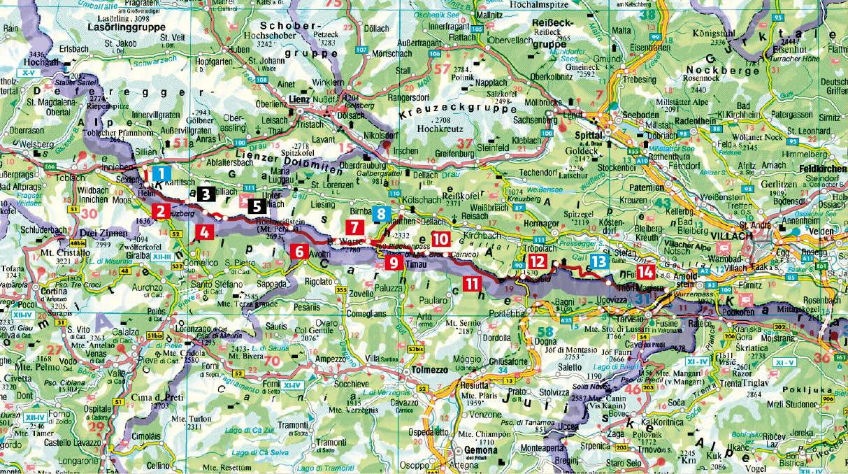 Beispielinhalt (Bild) Karnischer Höhenweg