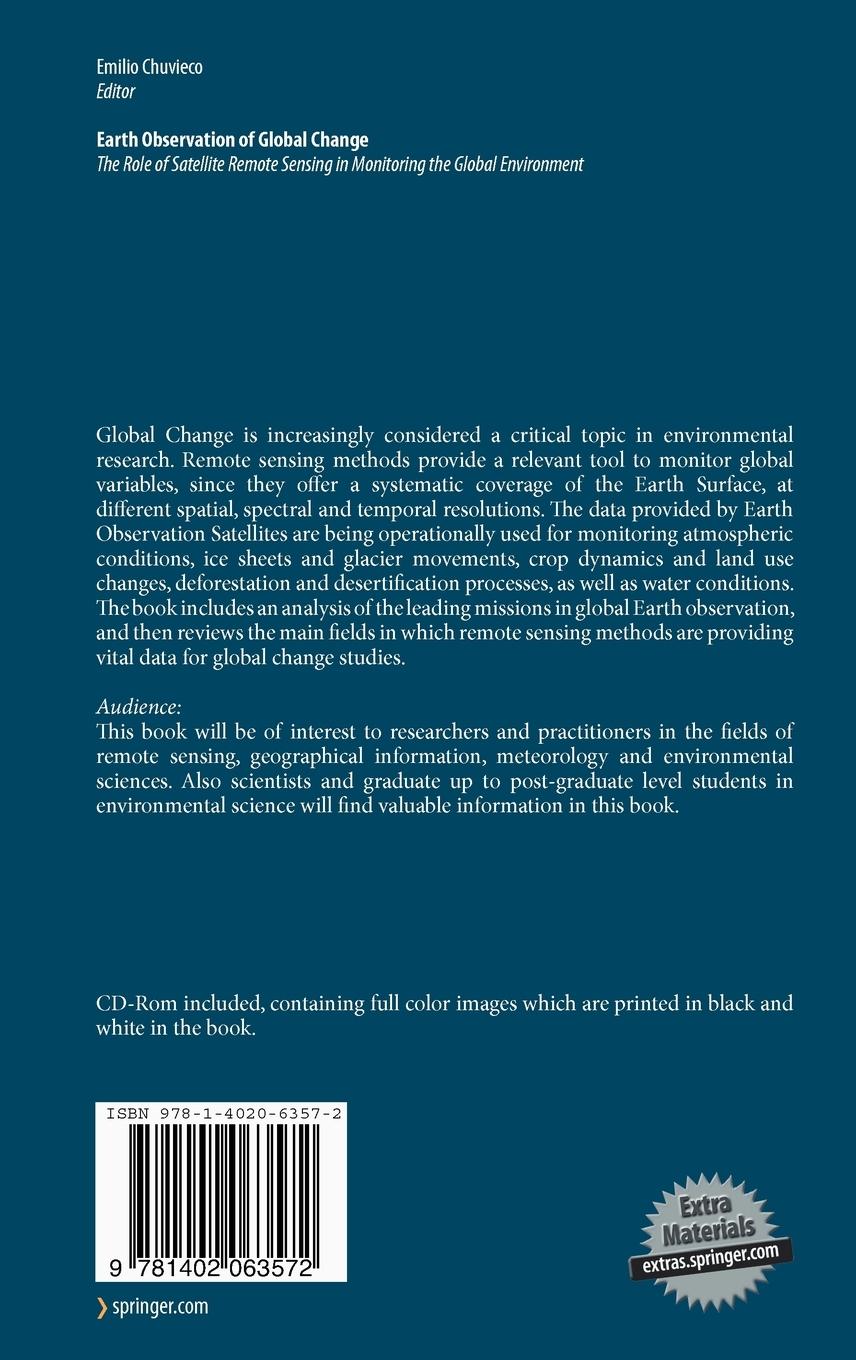 Rückseitencover Earth Observation of Global Change