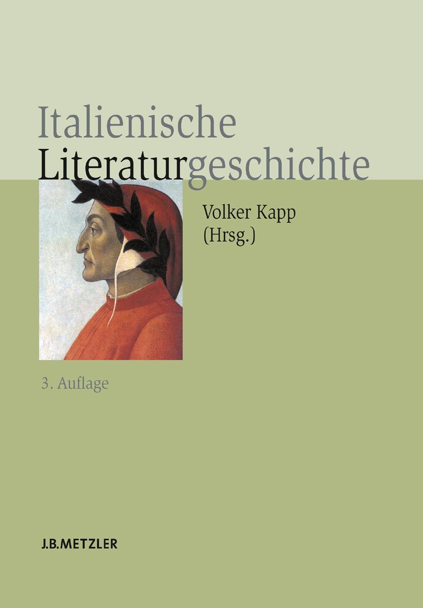 Vorderes Coverbild Italienische Literaturgeschichte