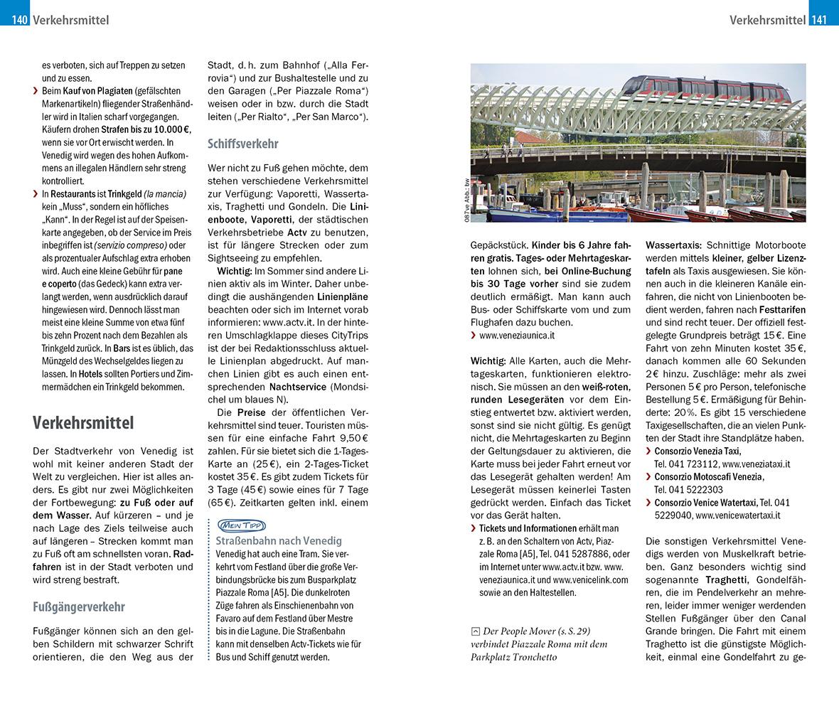 Beispielinhalt (Bild) Reise Know-How CityTrip Venedig