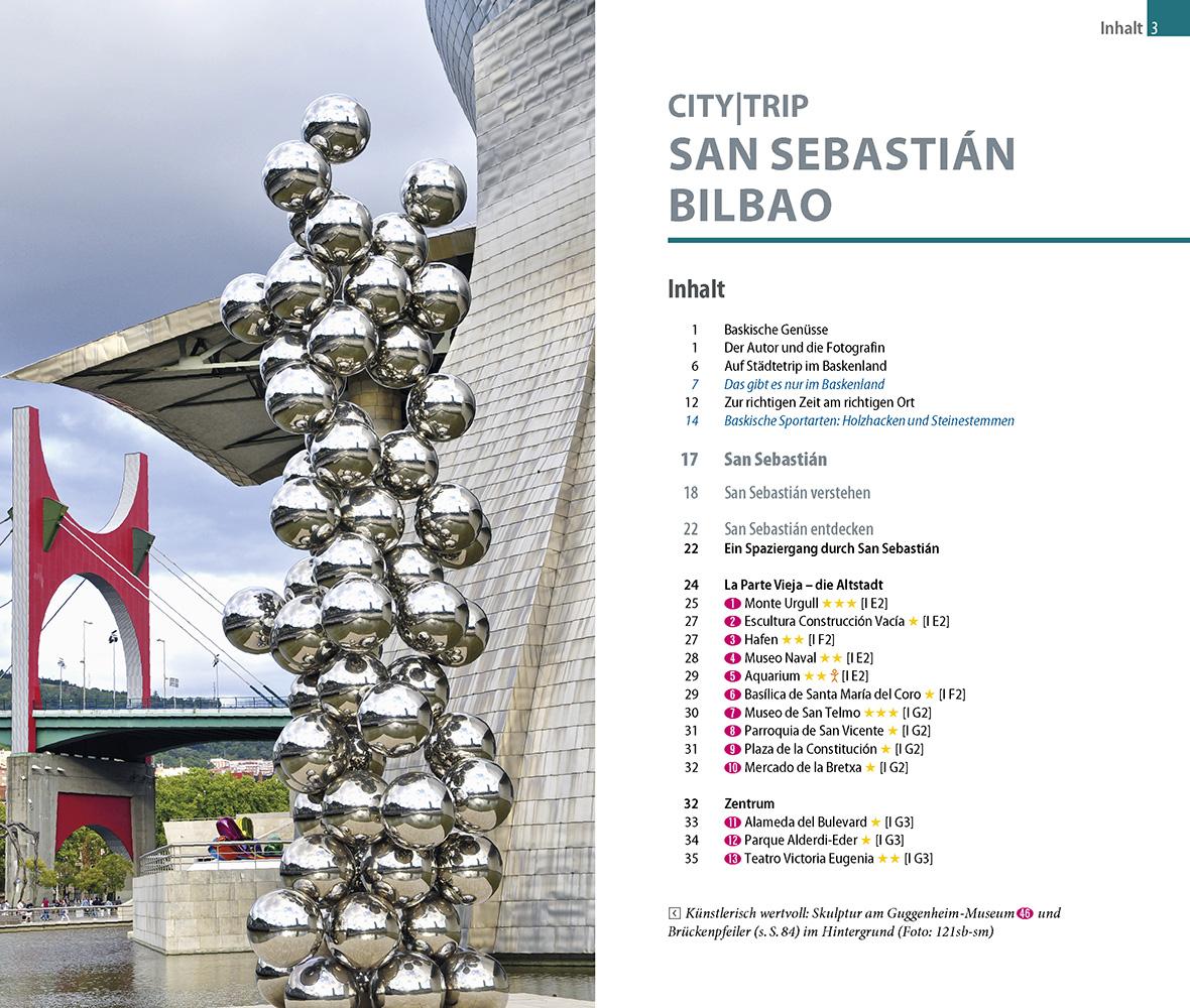 Beispielinhalt (Bild) Reise Know-How CityTrip San Sebastián und Bilbao