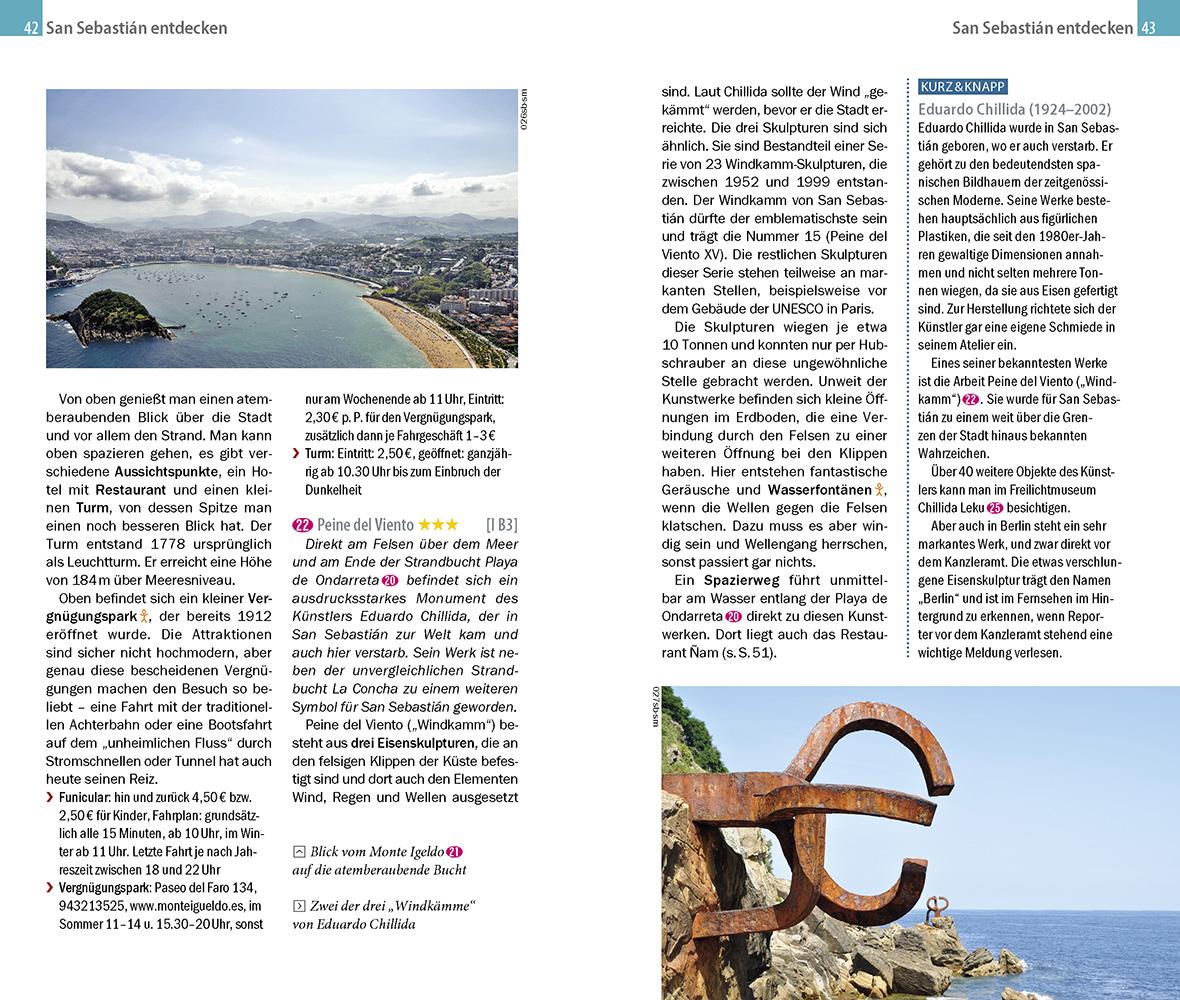 Beispielinhalt (Bild) Reise Know-How CityTrip San Sebastián und Bilbao