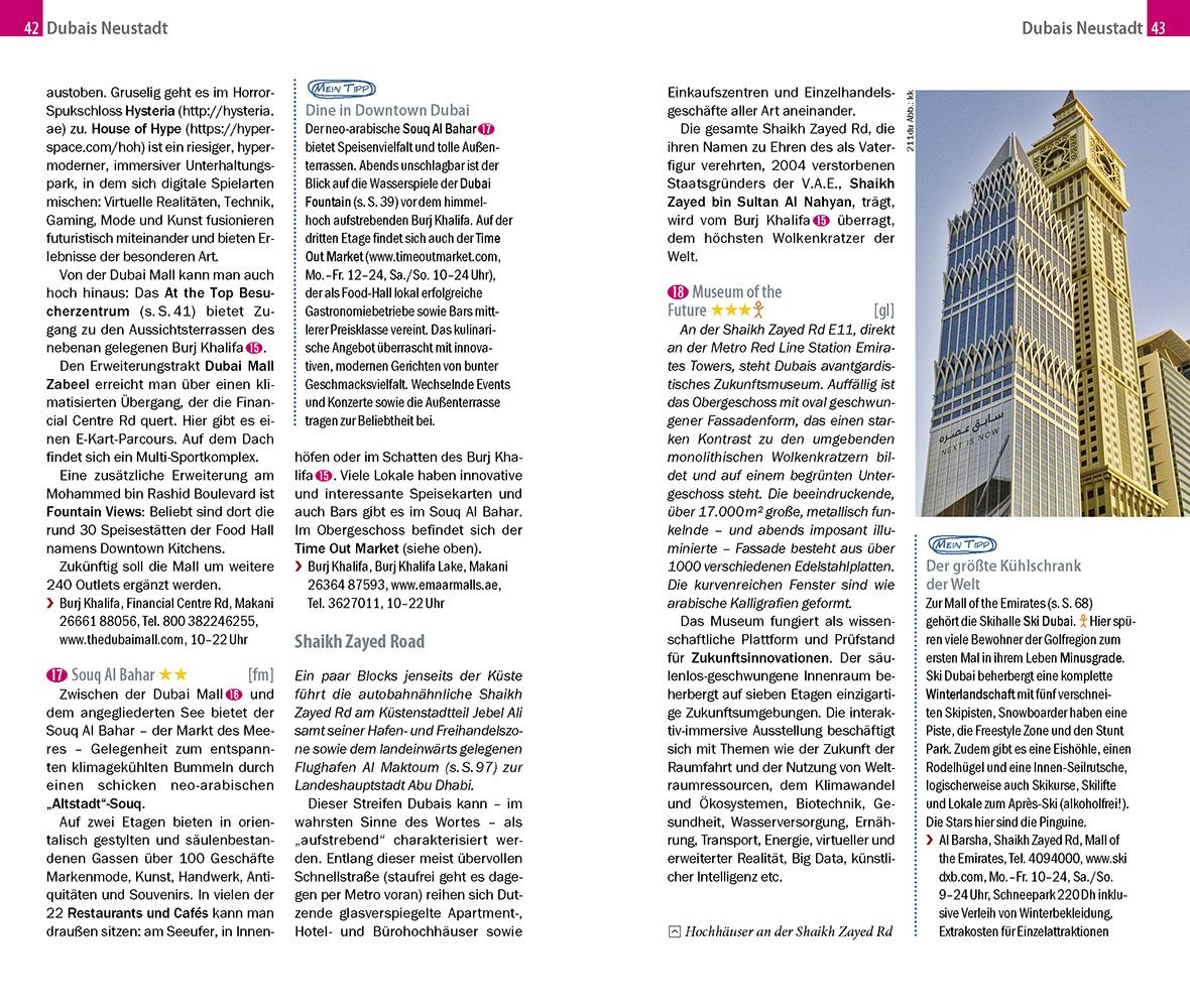 Beispielinhalt (Bild) Reise Know-How CityTrip Dubai