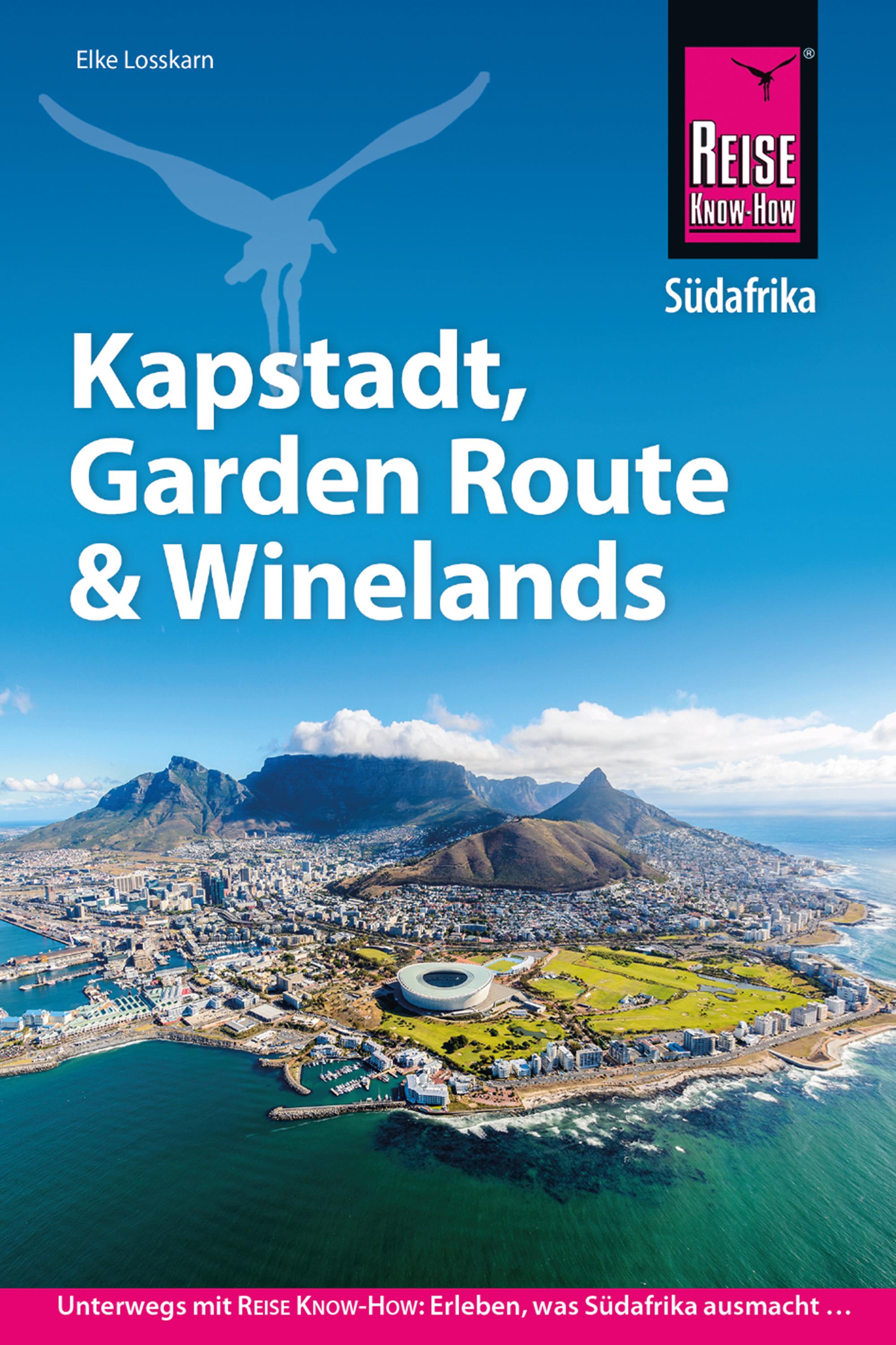 Vorderes Coverbild Reise Know-How Reiseführer Südafrika - Kapstadt, Garden Route & Winelands