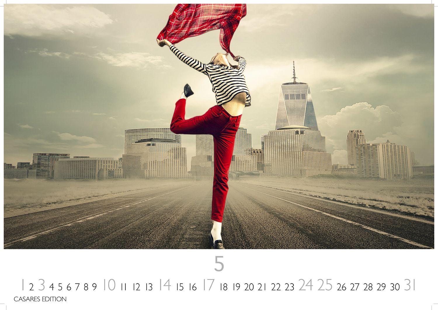 Beispielinhalt (Bild) Dance Kalender 2026 - Wandkalender | Fotokalender | Tanzkalender Kunst 24x35cm - Inspirierender . für Tanzbegeisterte, Perfekt für Zuhause & Büro.