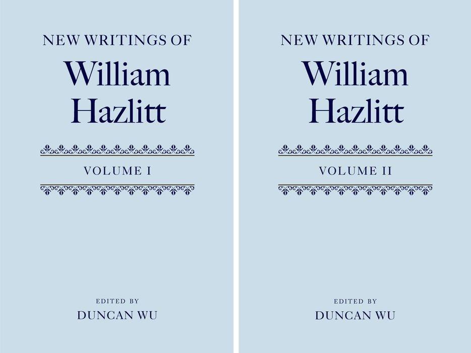Vorderes Coverbild New Writings of William Hazlitt