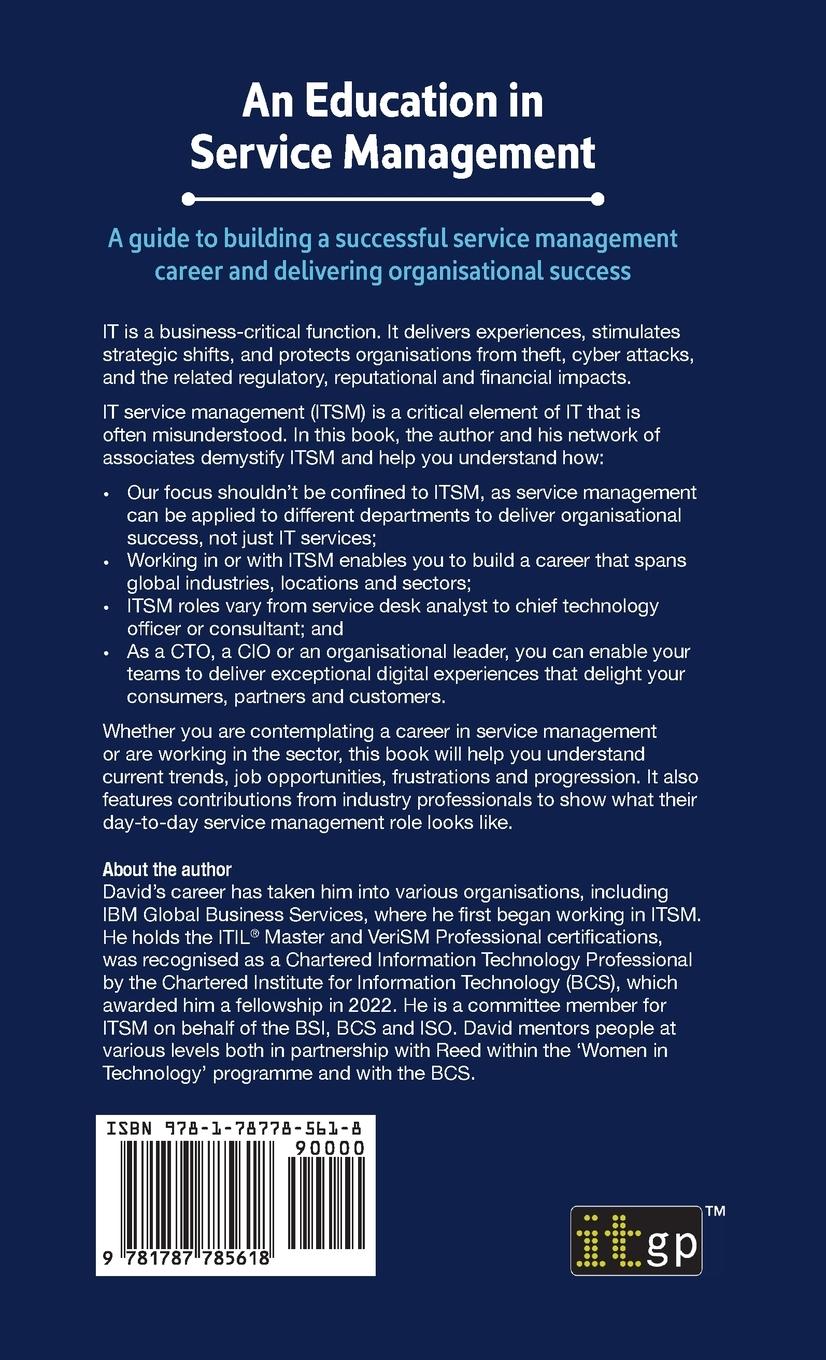 Rückseitencover An Education in Service Management