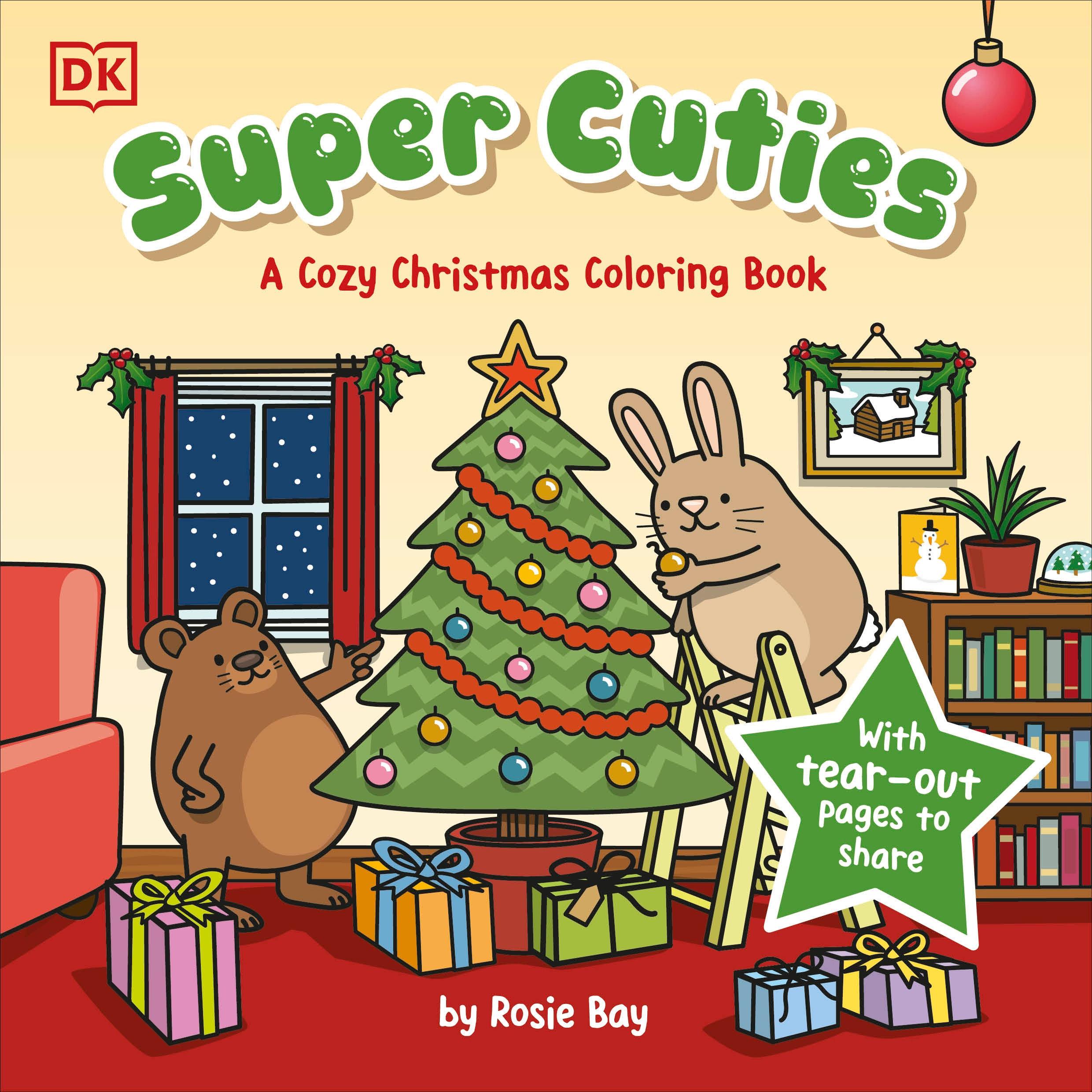 Vorderes Coverbild Super Cuties: A Cozy Christmas Coloring Book