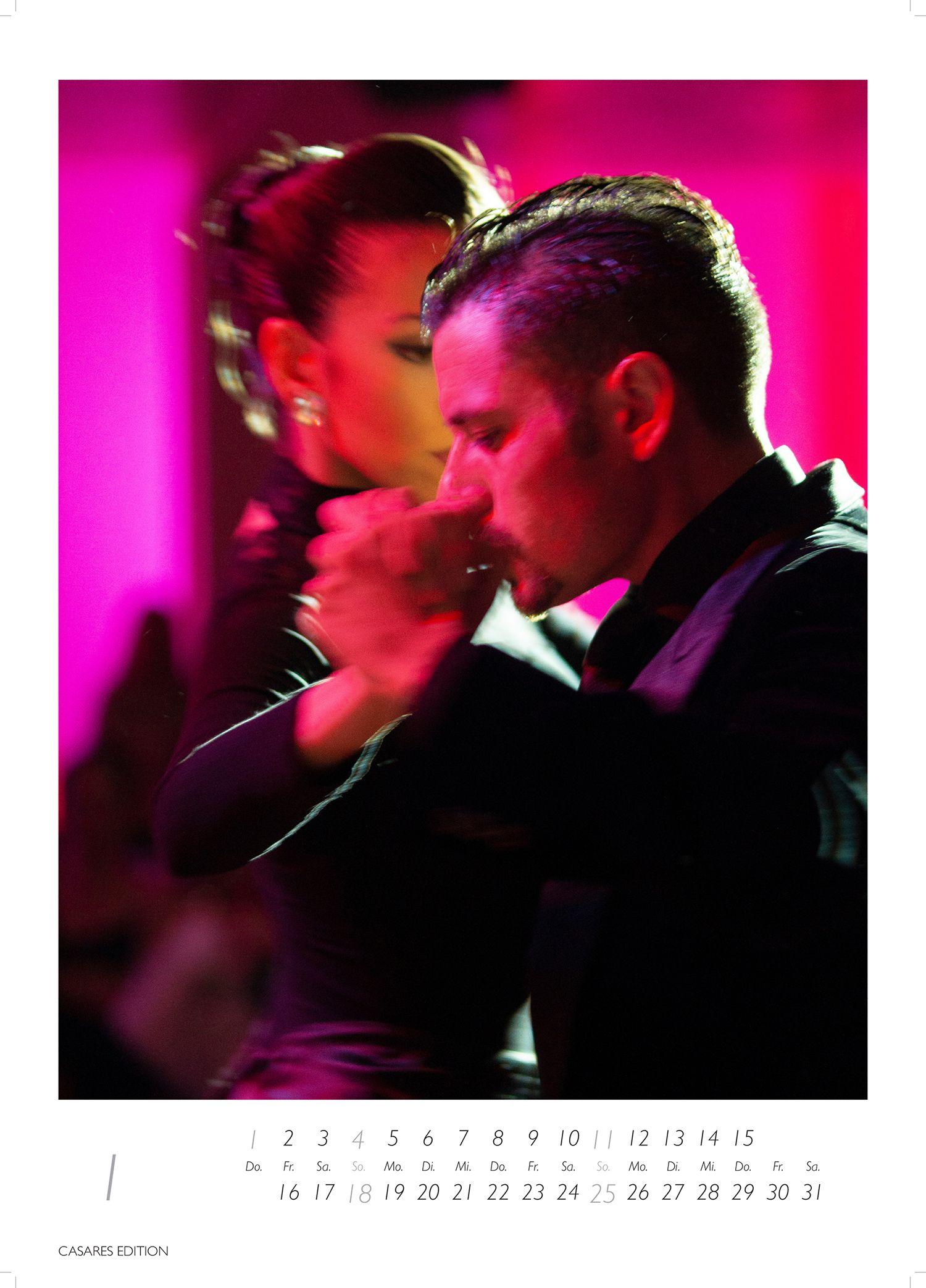 Beispielinhalt (Bild) Tango color Kalender 2026 - Wandkalender | Fotokalender | Tanzkalender Südamerika 50x35cm - Erleben Sie den Zauber des Tangos - Eleganz, Leidenschaft & kulturelle Tiefe in einem hochwertigen Kalender.