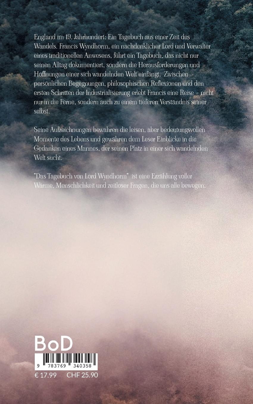 Rückseitencover Das Tagebuch von Lord Wyndhorm