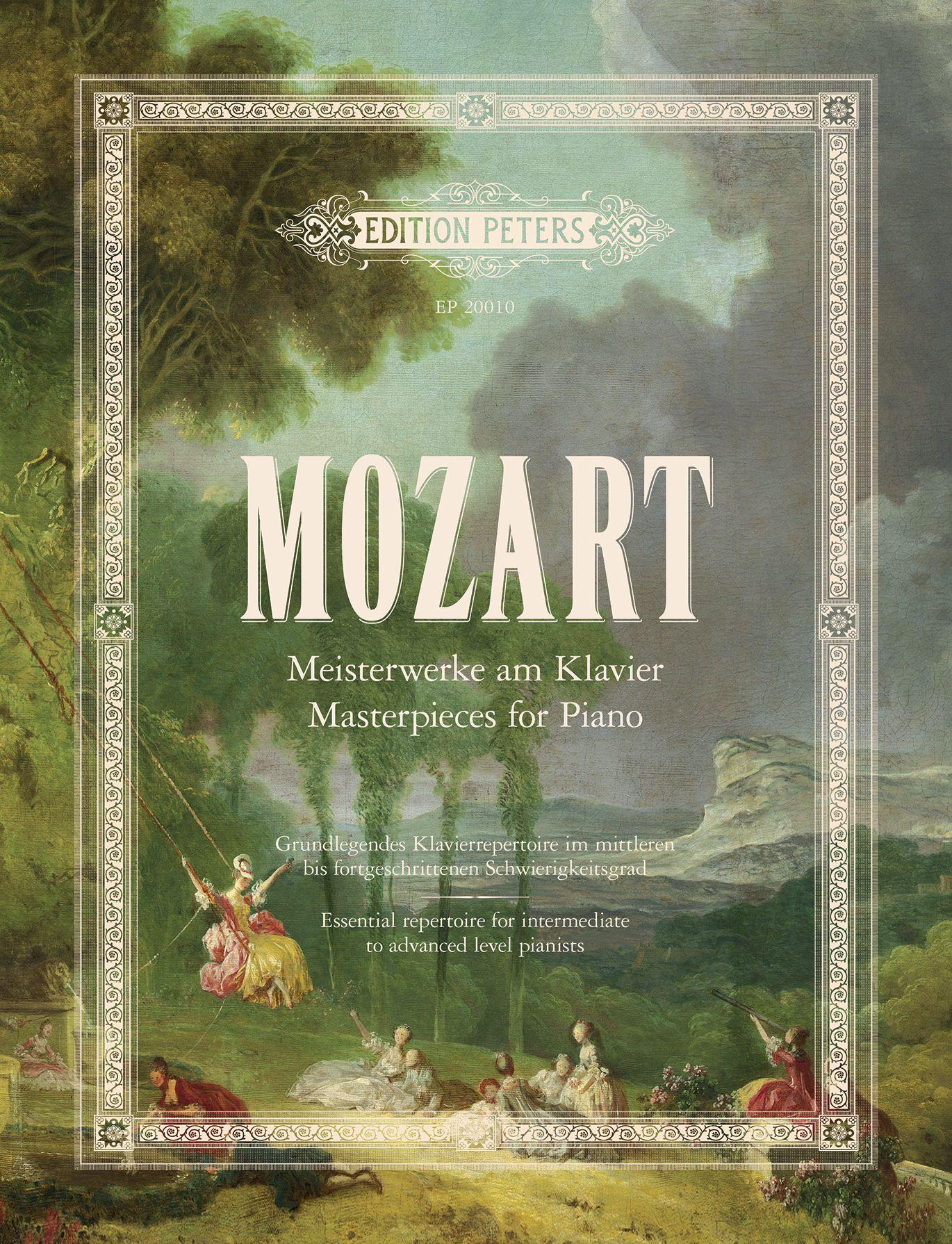 Vorderes Coverbild Mozart: Meisterwerke am Klavier / Masterpieces for Piano