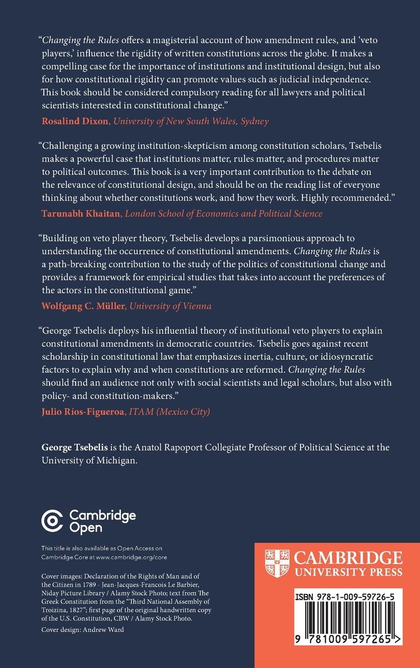 Rückseitencover Changing the Rules