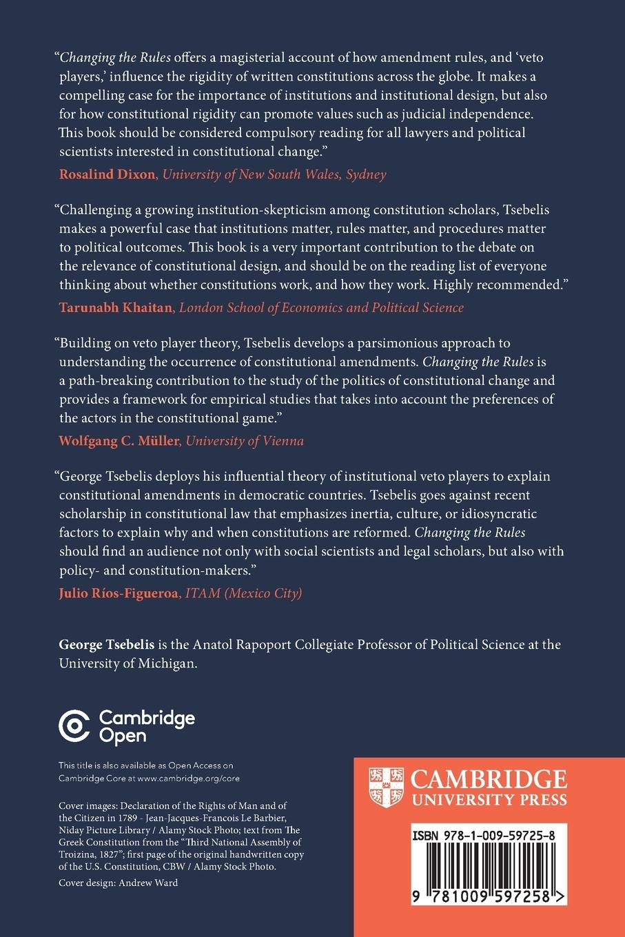 Rückseitencover Changing the Rules