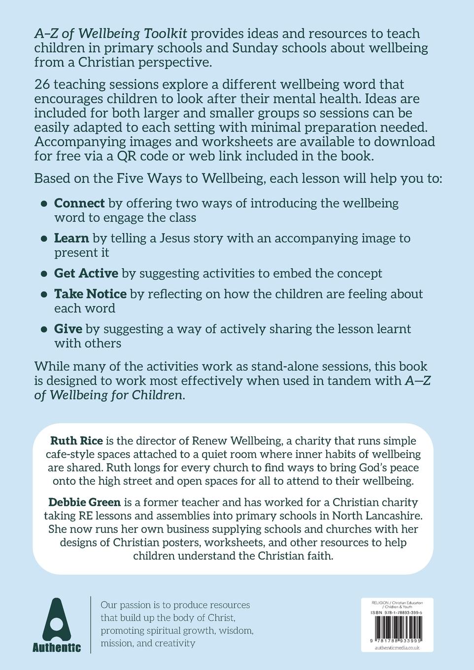 Rückseitencover A-Z of Wellbeing Toolkit