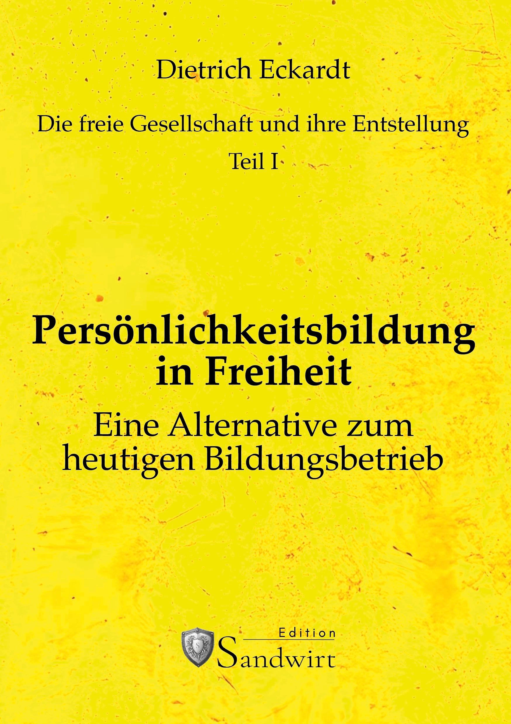 Vorderes Coverbild Persönlichkeitsbildung in Freiheit