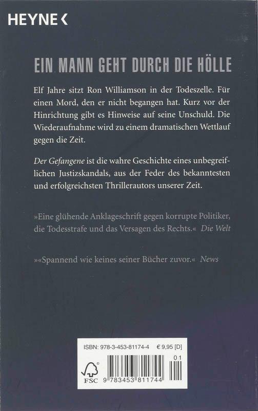 Rückseitencover Der Gefangene