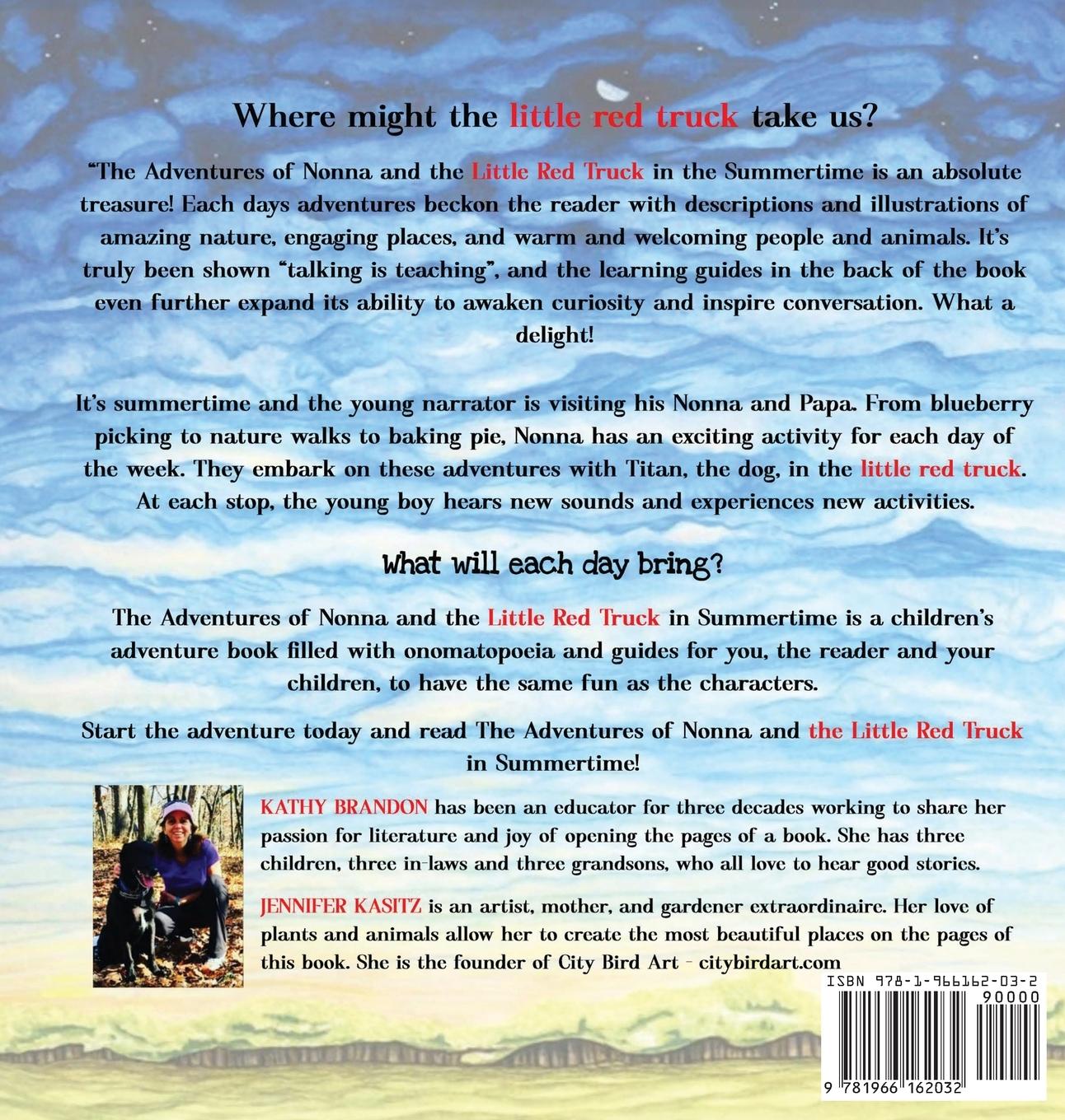 Rückseitencover The Adventures of Nonna and the Little Red Truck in Summertime