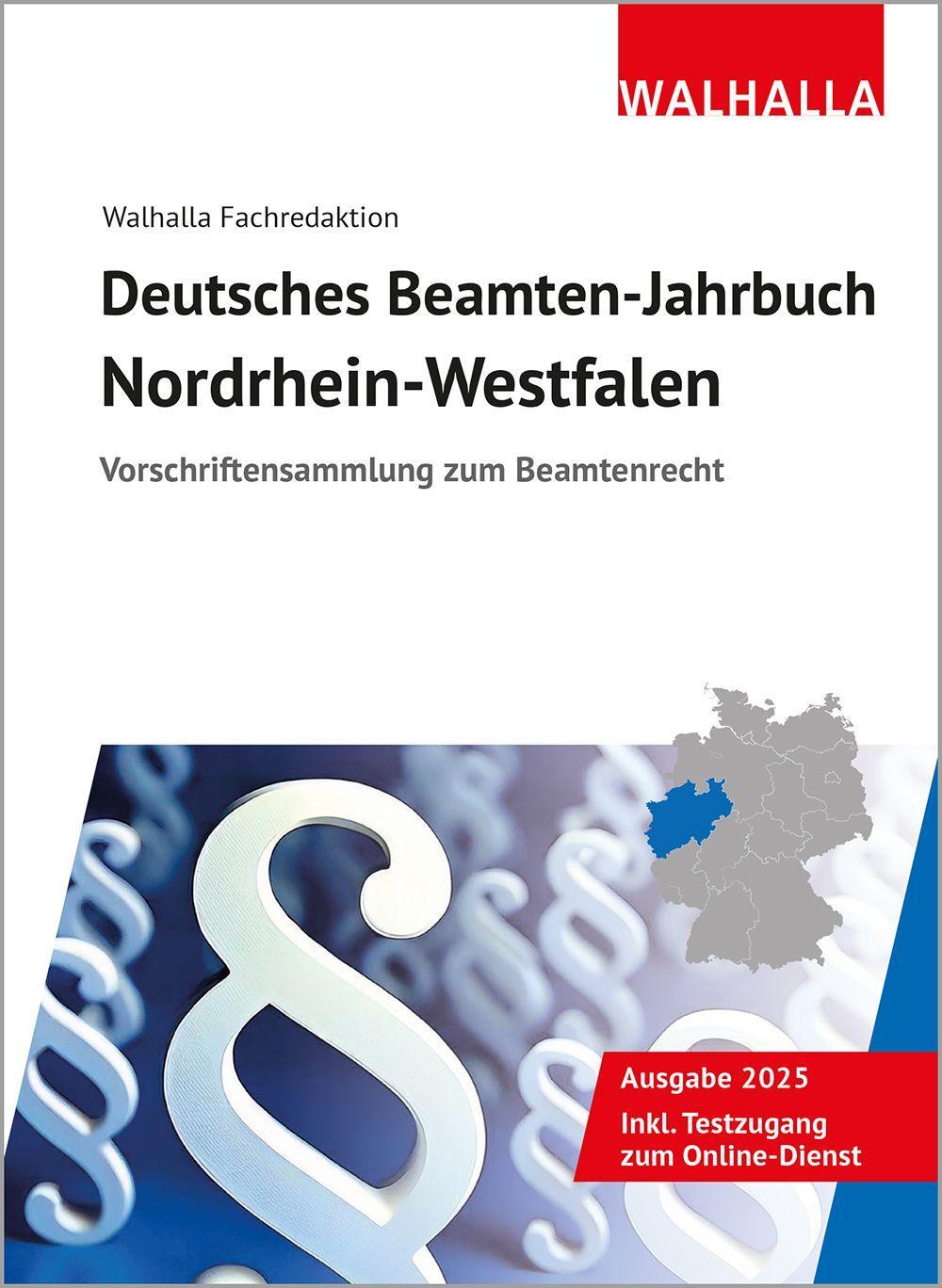 Vorderes Coverbild Deutsches Beamten-Jahrbuch Nordrhein-Westfalen 2025