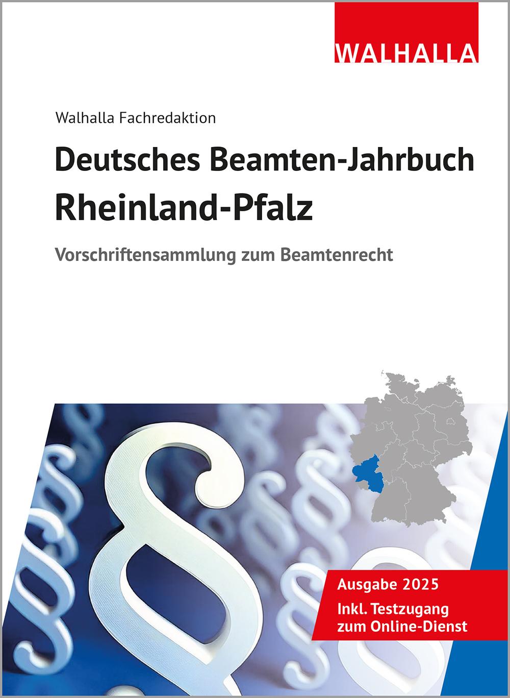 Vorderes Coverbild Deutsches Beamten-Jahrbuch Rheinland-Pfalz 2025