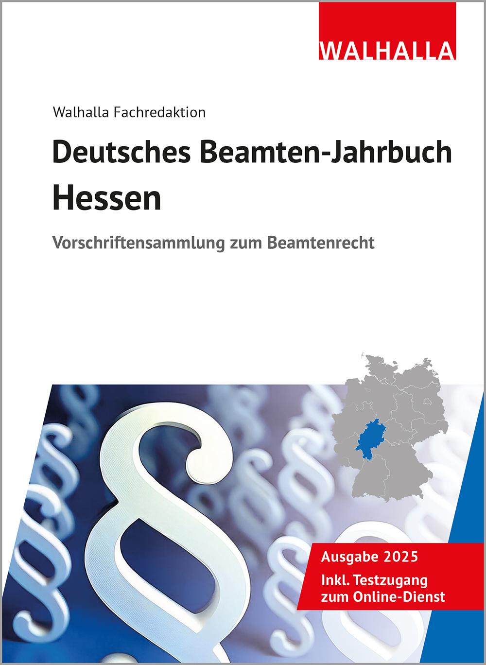 Vorderes Coverbild Deutsches Beamten-Jahrbuch Hessen 2025