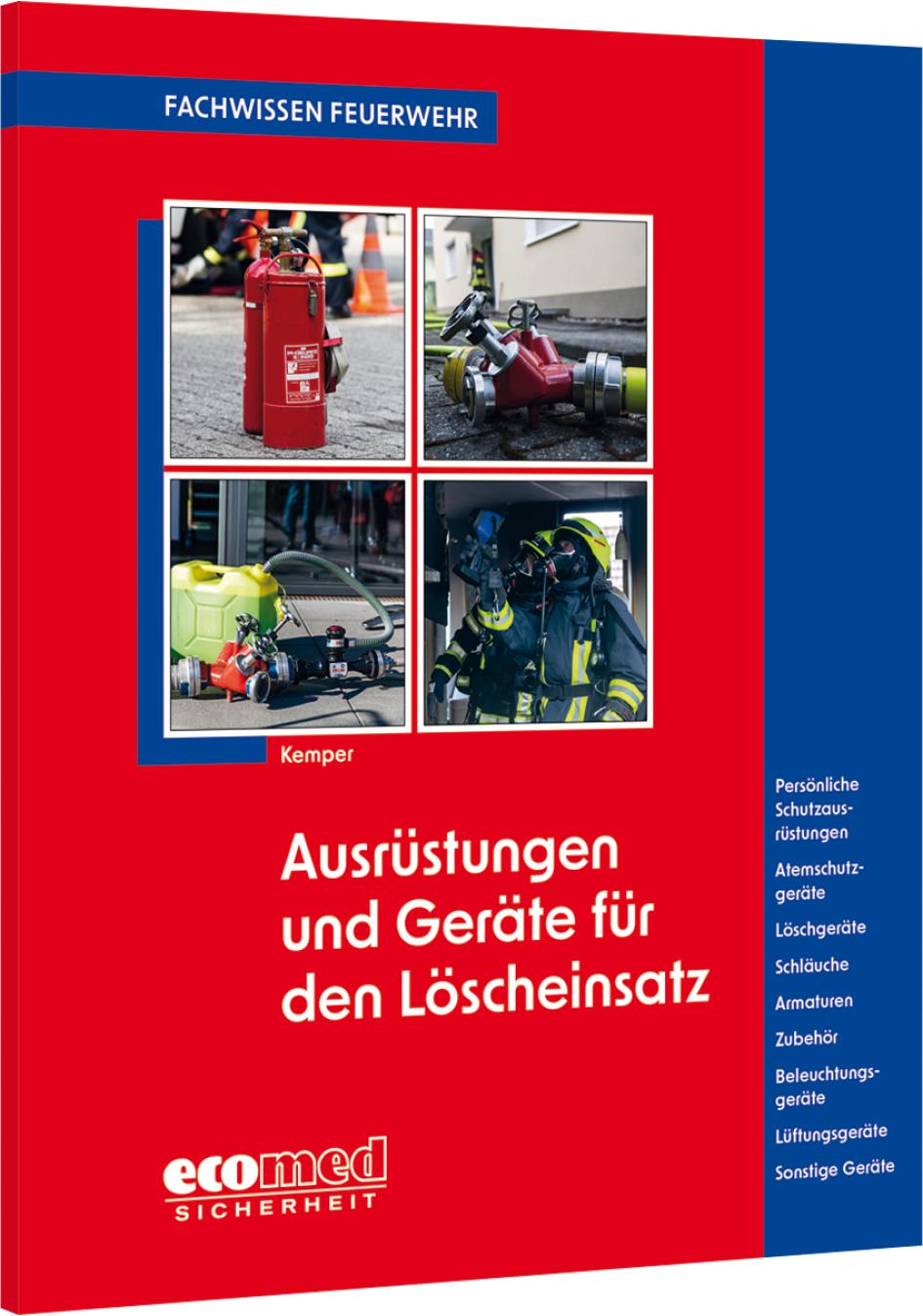 Vorderes Coverbild Ausrüstungen und Geräte für den Löscheinsatz