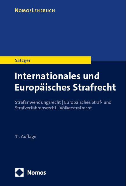 Vorderes Coverbild Internationales und Europäisches Strafrecht