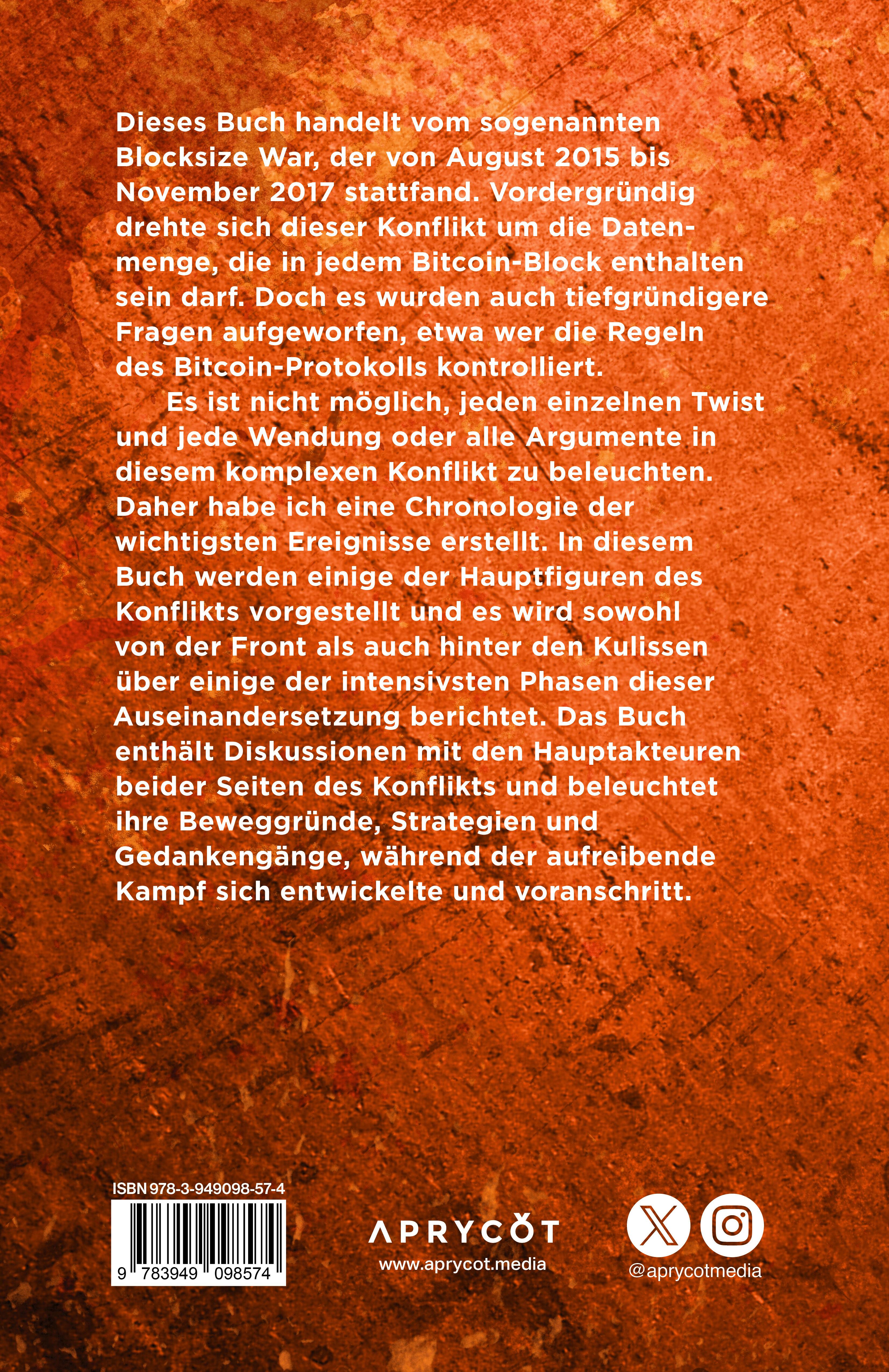 Rückseitencover The Blocksize War